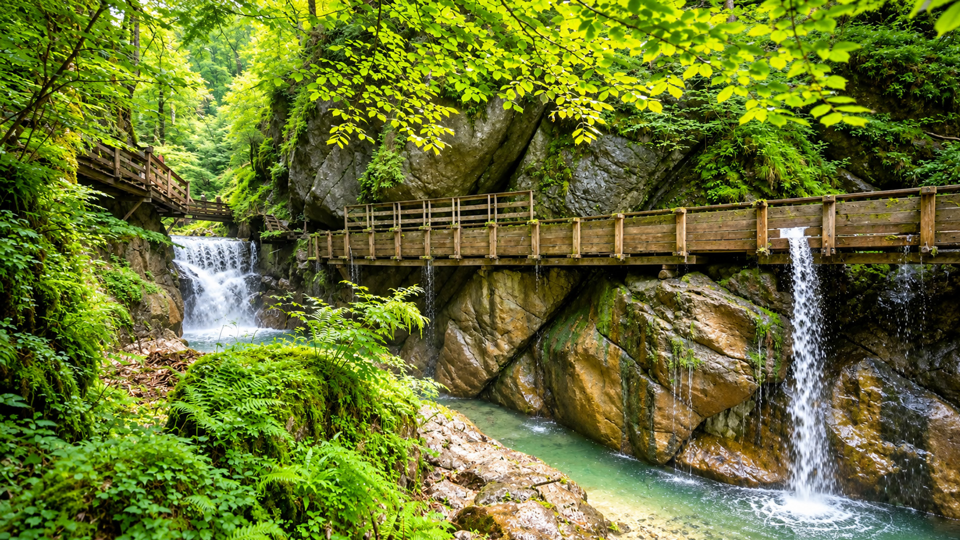 Following the Weißbach River through Seisenbergklamm Gorge (4K)