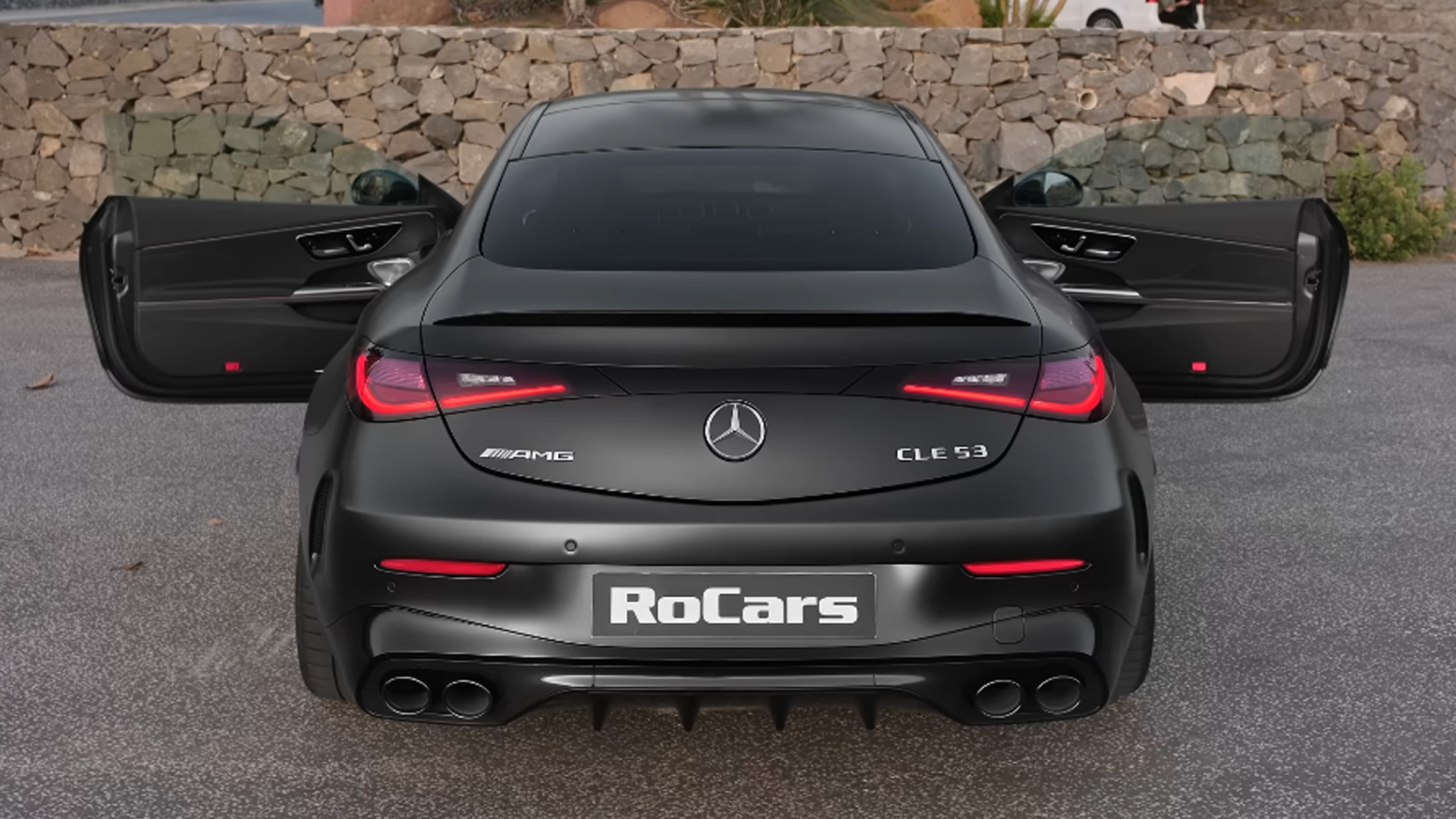 Mercedes-AMG CLE 53 coupe with turbocharged six cylinder power