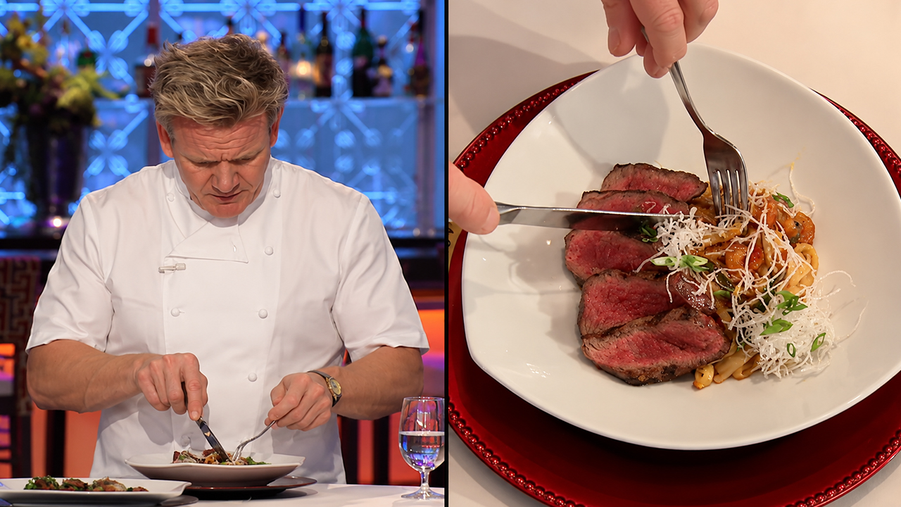 Chef Ramsay is impressed by this creative taste of Bangkok