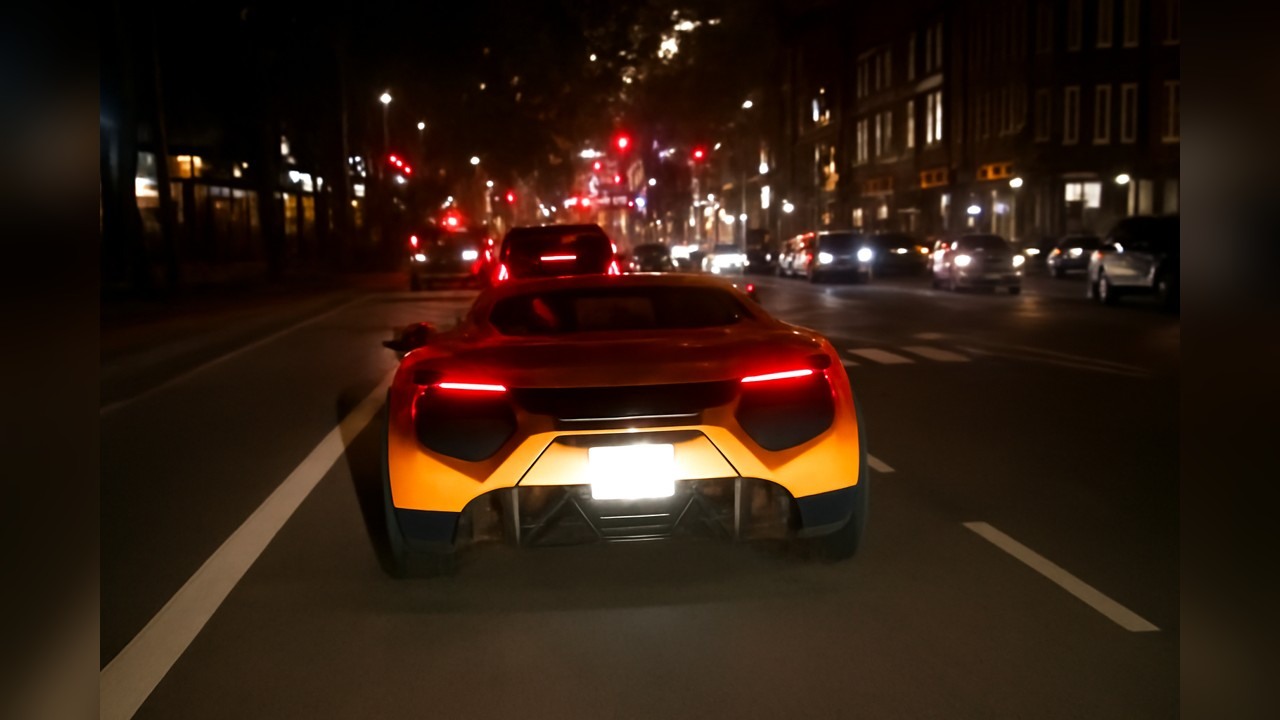 Modified FAB design McLaren 12C Terso drives through London as BMW M3 ...