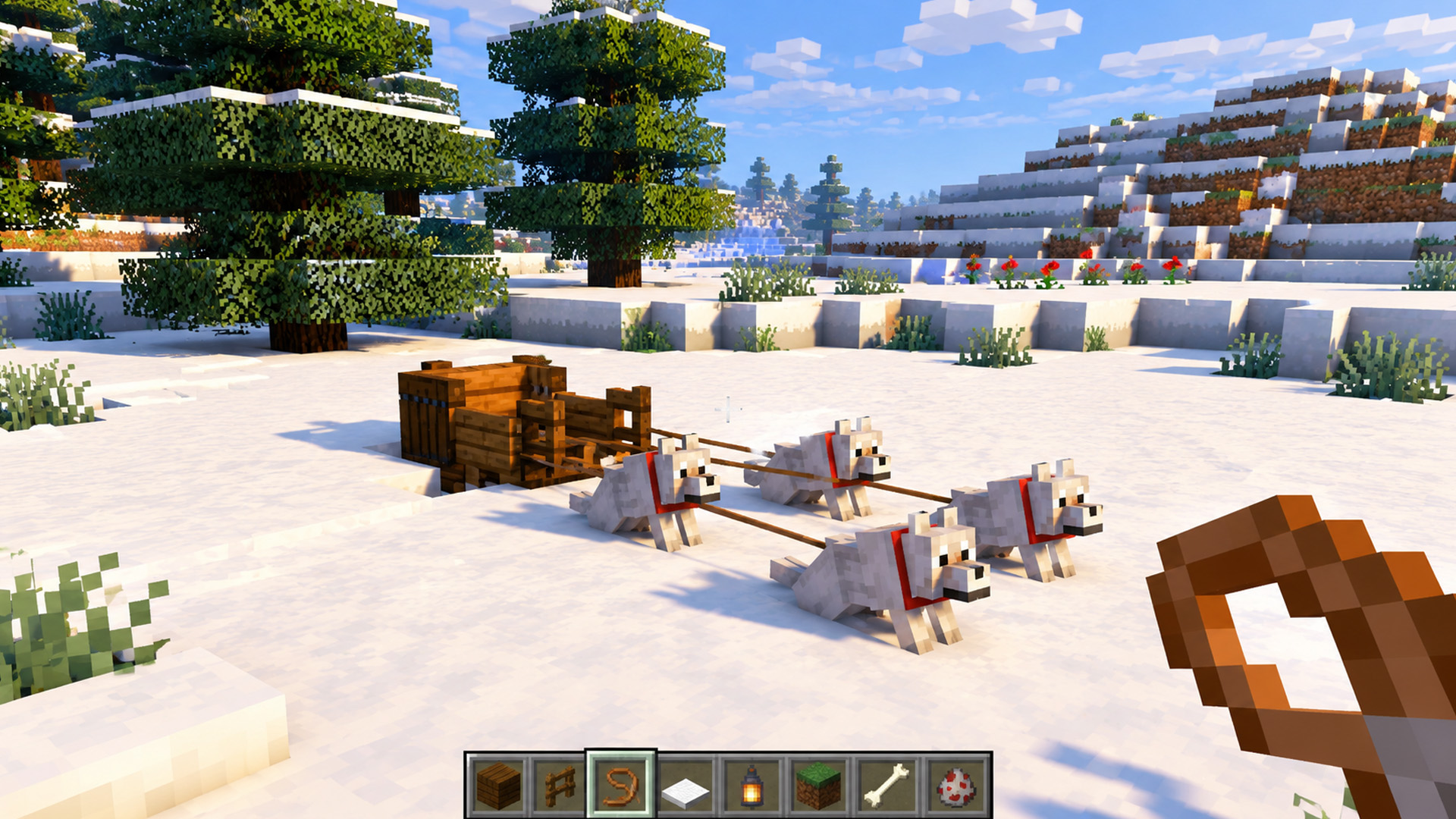 Minecraft winter build hacks & designs!