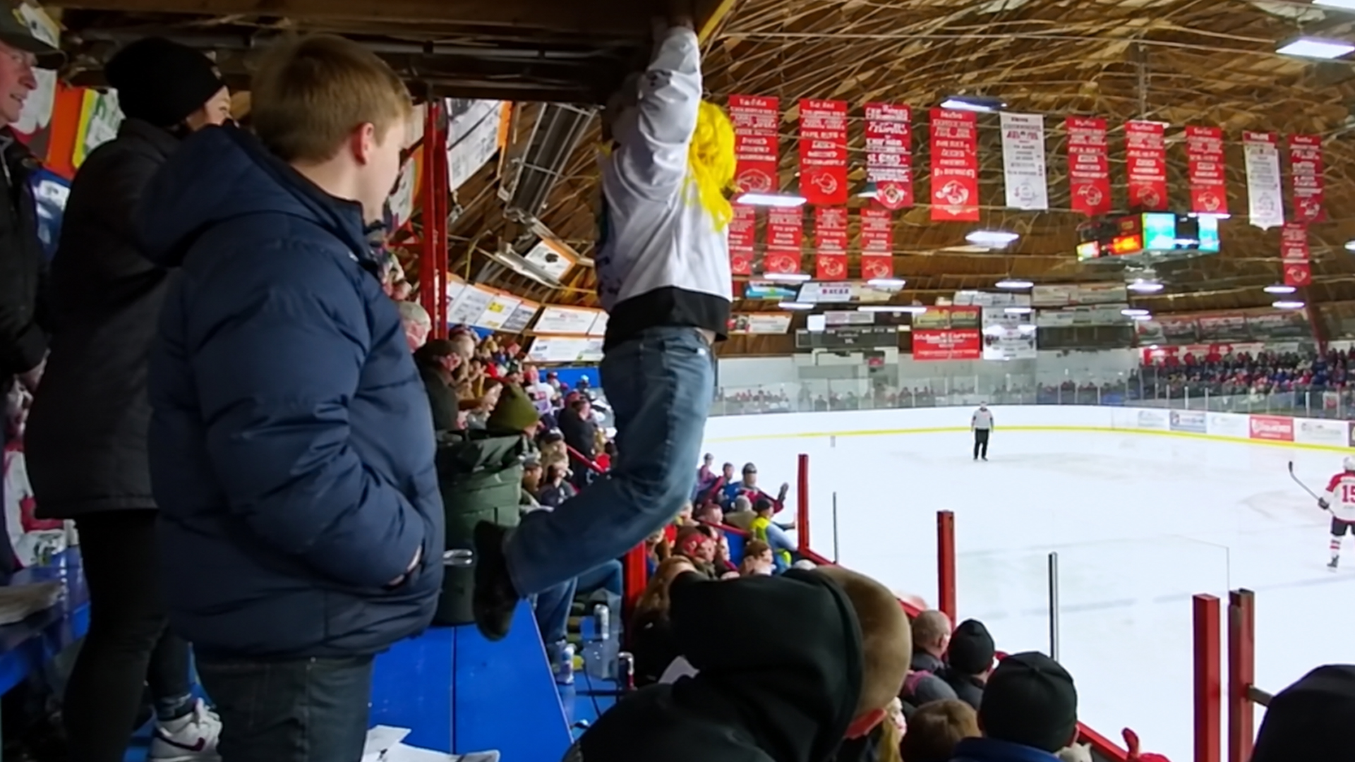 The stadium had more happening than the game