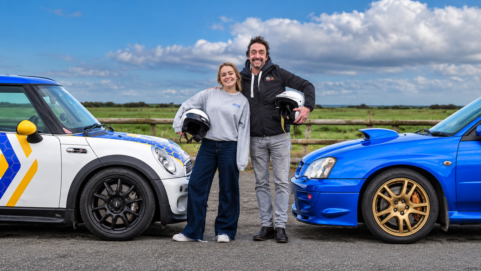 Can Izzy beat Richard Hammond in a track battle?