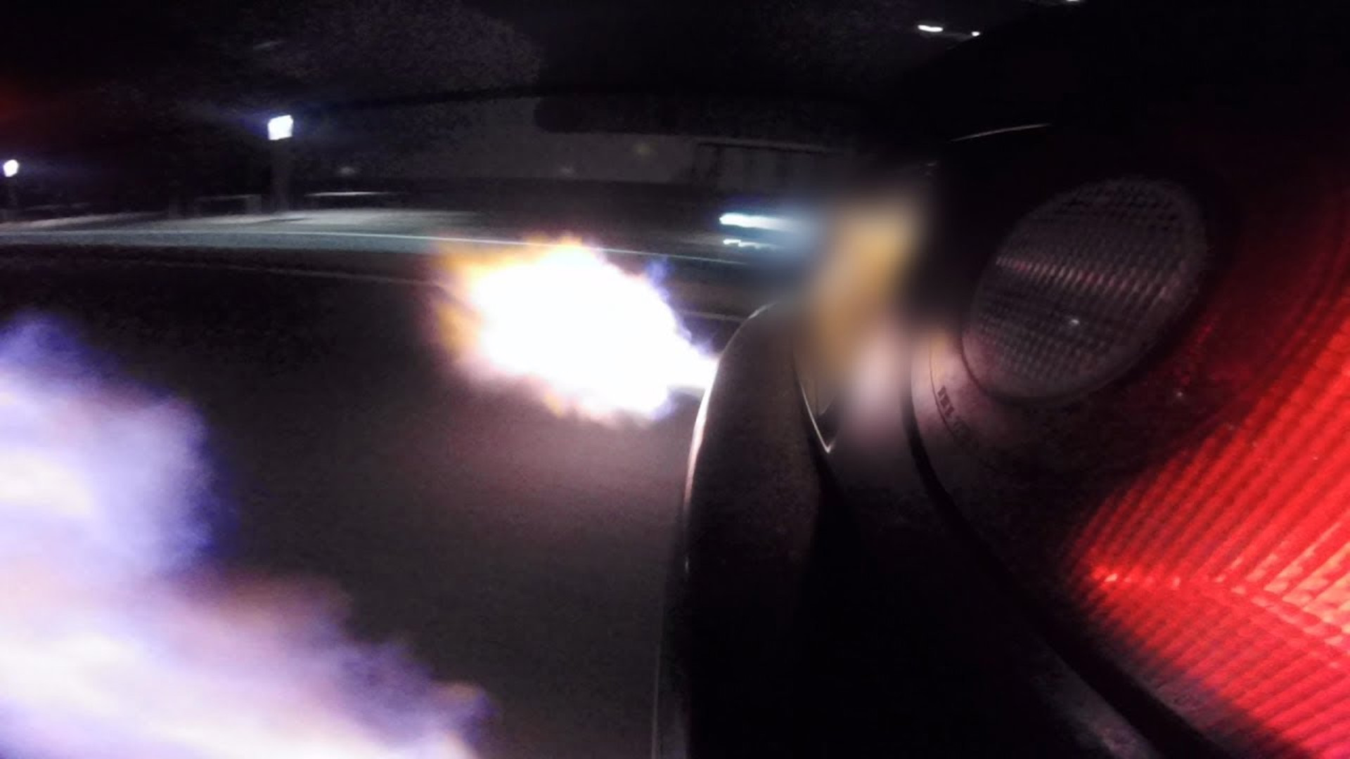Supercharged Mazda Miata with wild exhaust flames