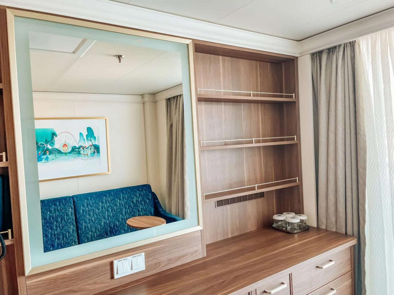 Disney Wish stateroom deluxe oceanview with verandah room 6162 review