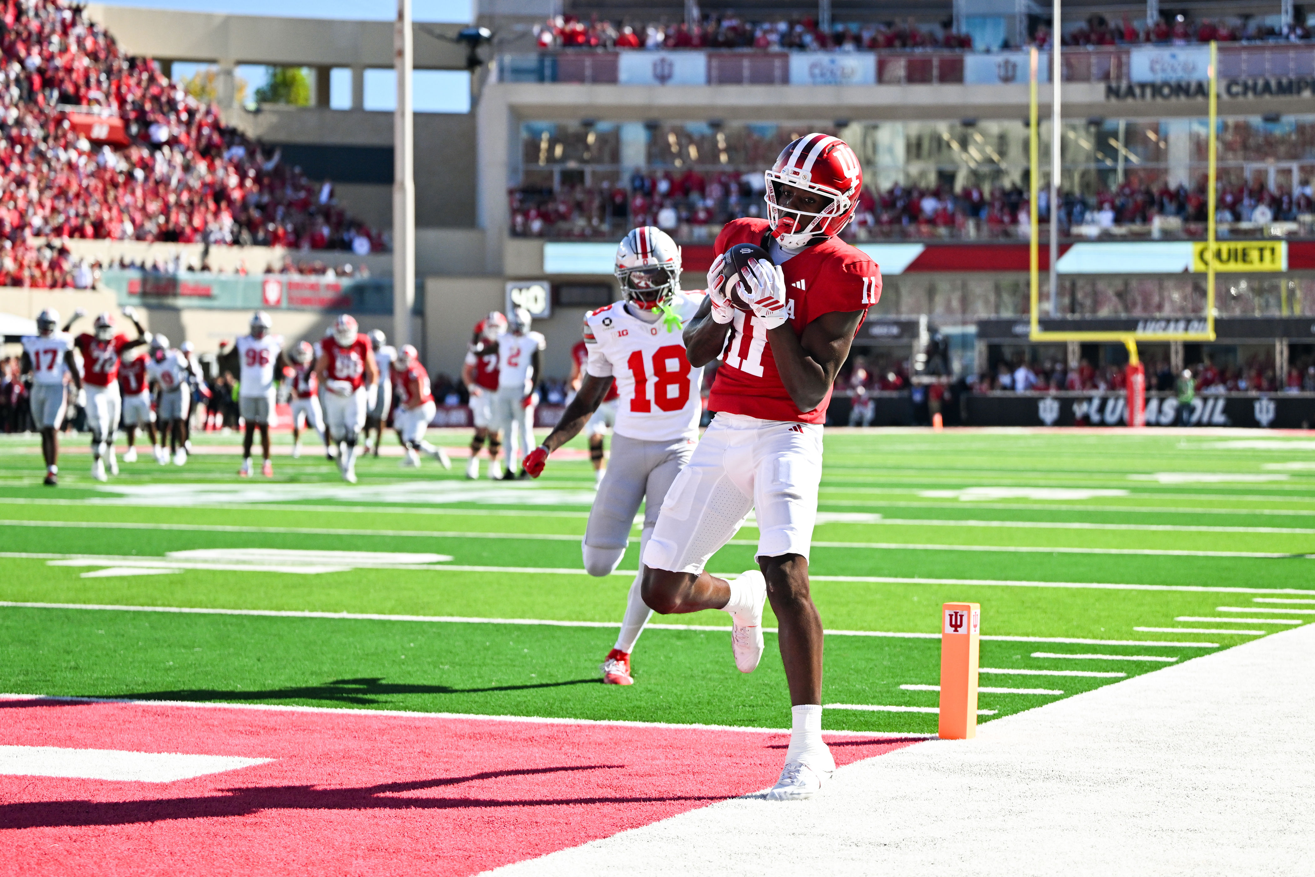 What was the most damaging loss from the chaotic college football weekend?