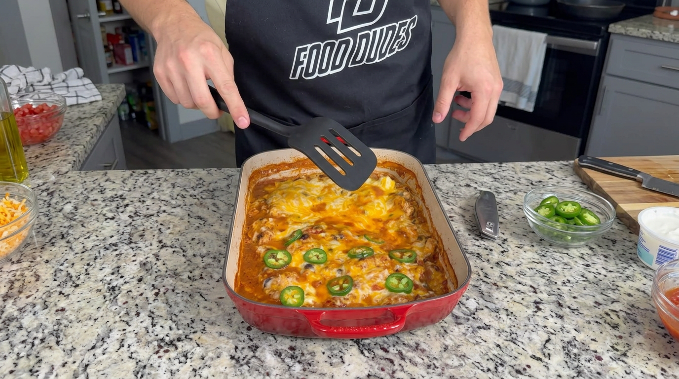 Easy Mexican chicken and rice casserole
