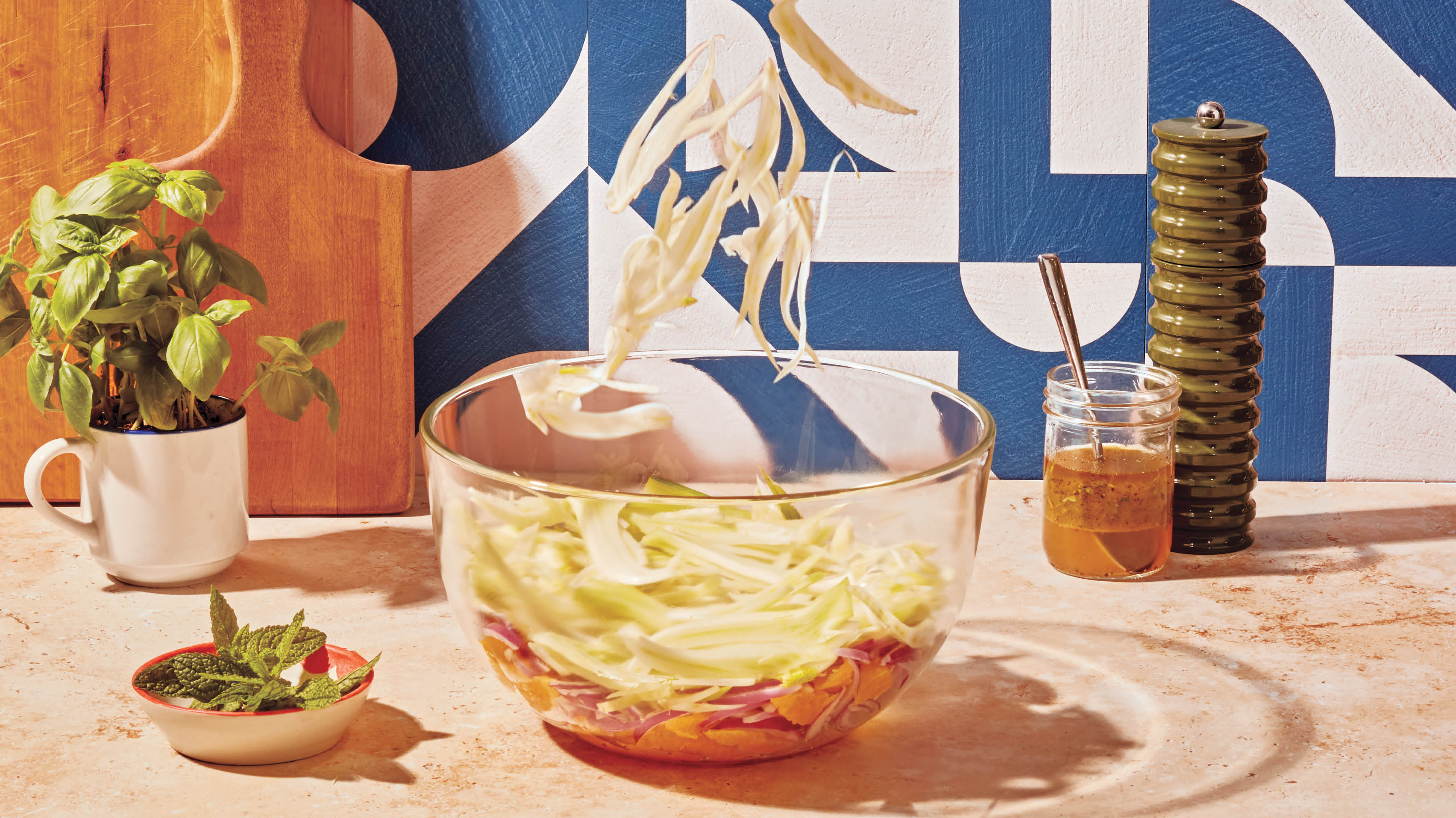 Your shortcut to fancy salad? A box grater