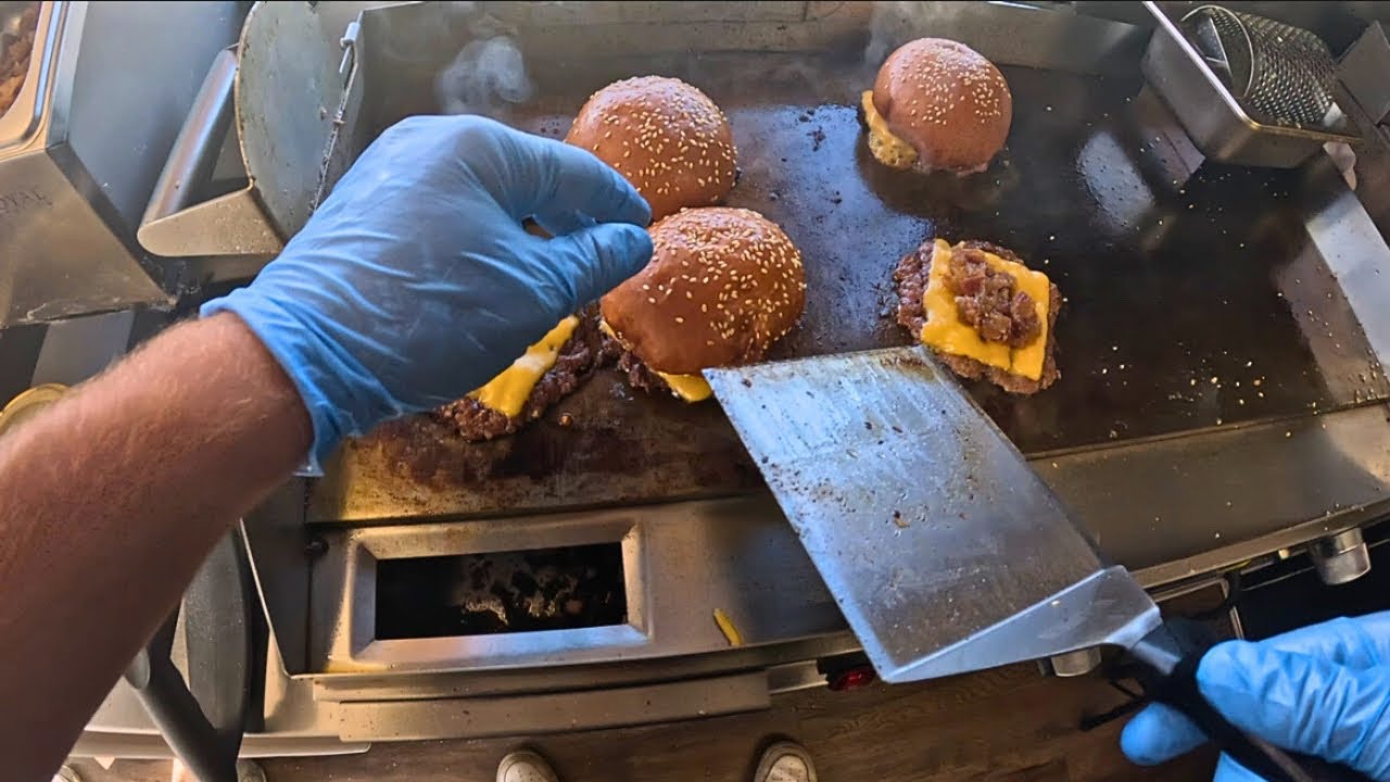 I cook nonstop in my food trailer
