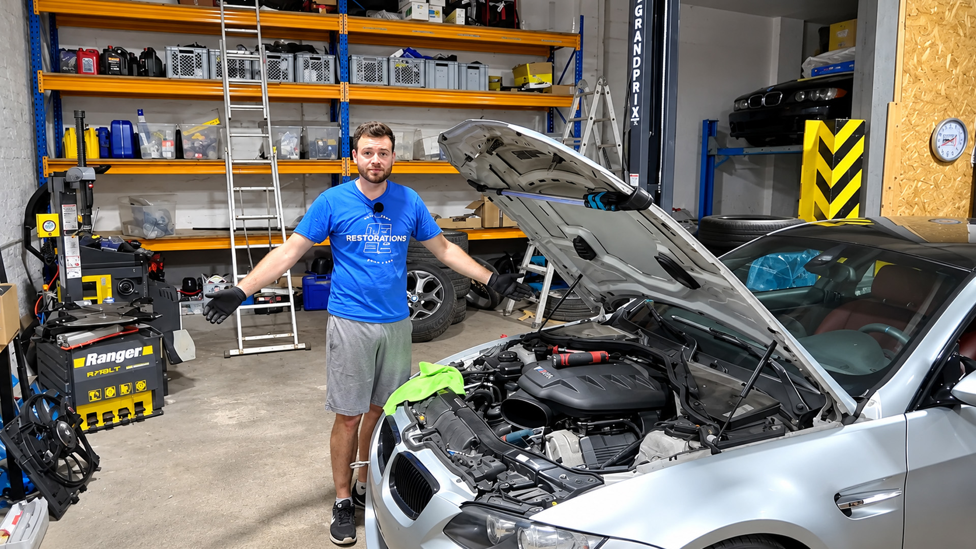 This BMW E92 M3 engine hides unexpected damage