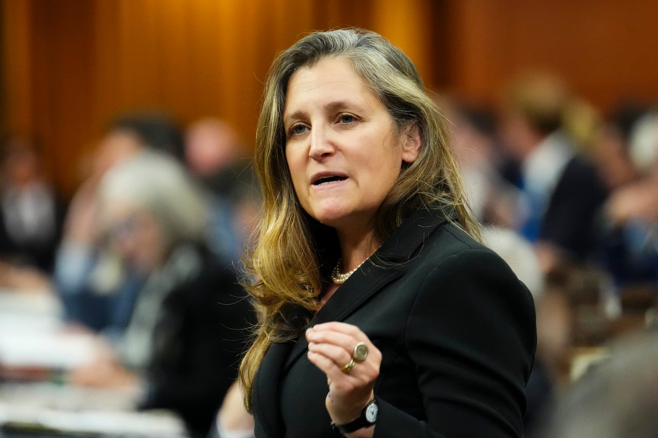 Trump is siding with 'bloody dictator' Putin: Chrystia Freeland