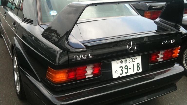 DTM homologation rules put the 190 E Evolution II’s huge rear wing on ...