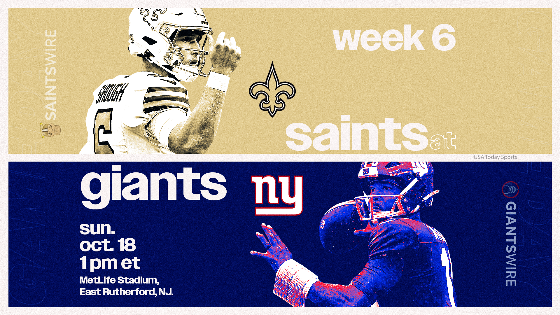 Saints vs. Giants live updates: Score, highlights, predictions