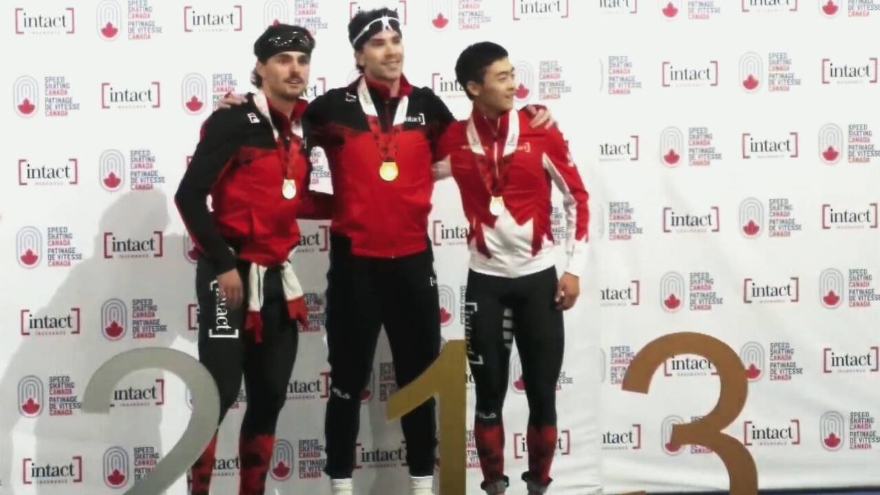 Antoine Roger claims 1,000-metre Canadian long track speed skating ...