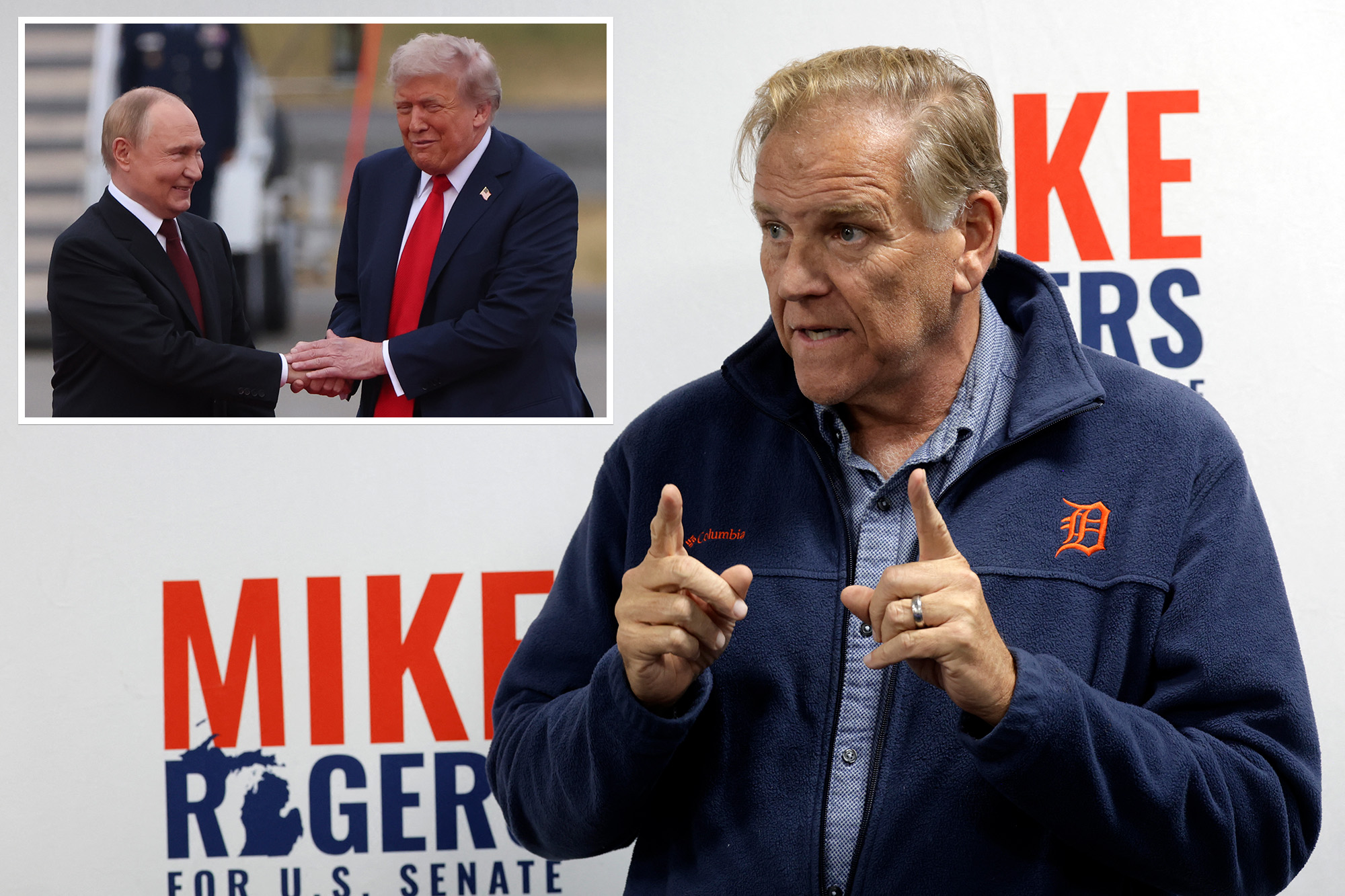 GOP Senate candidate Mike Rogers breaks with Trump over Russia ...
