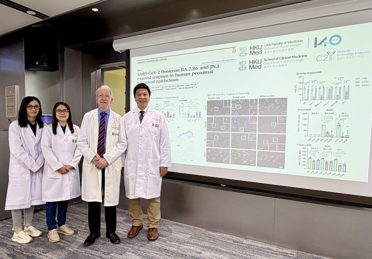 Two omicron variants replicate more efficiently in gut tissue models ...