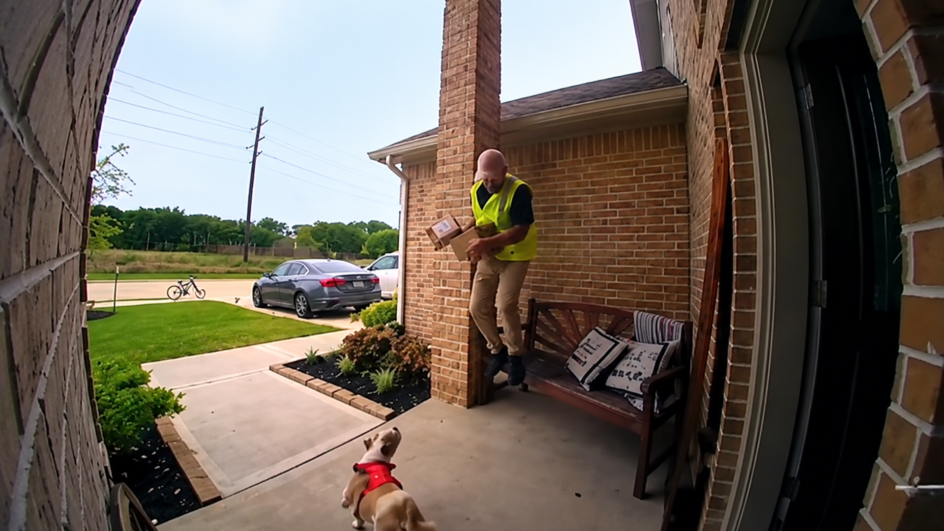 Jump scares caught delivery drivers off guard