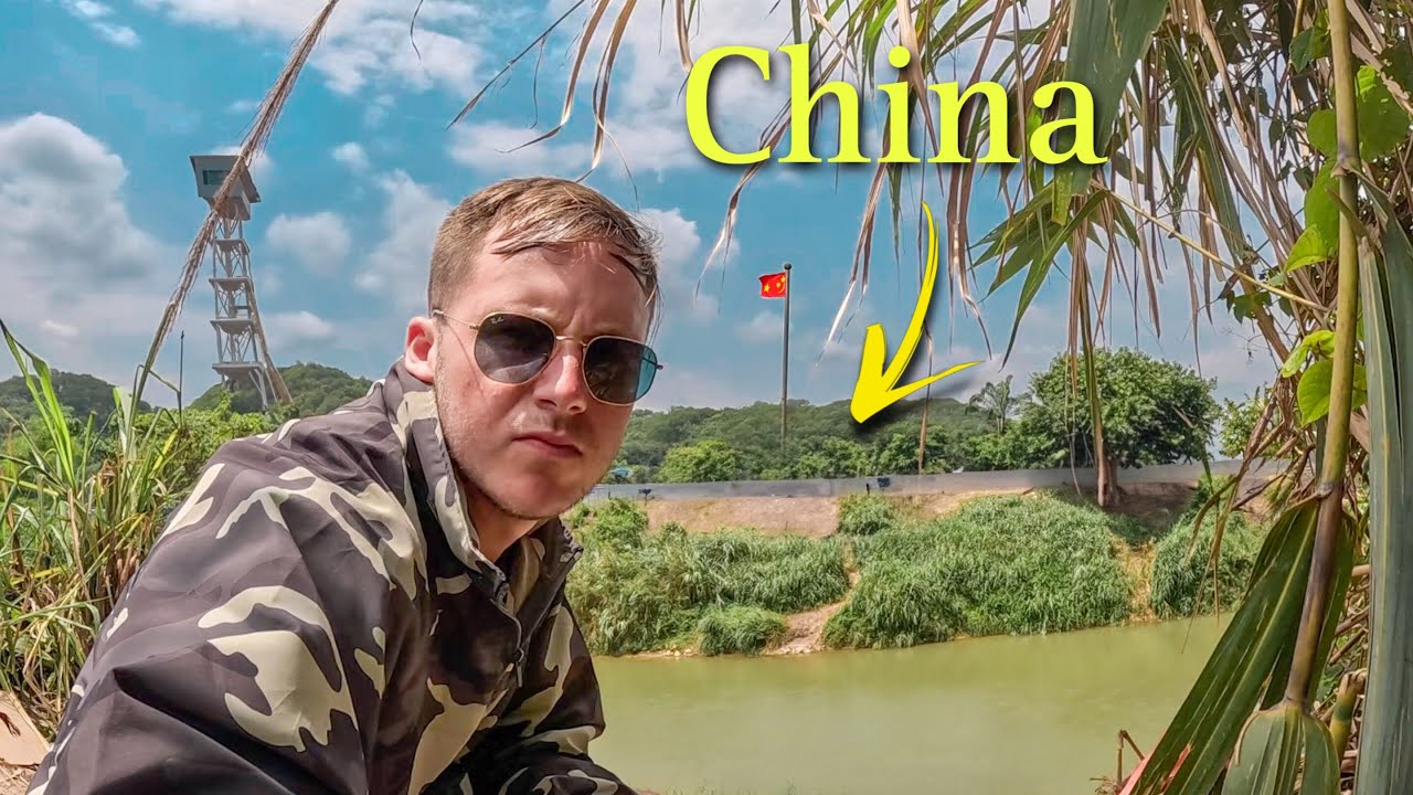 Sneaking across the border from Vietnam into China!