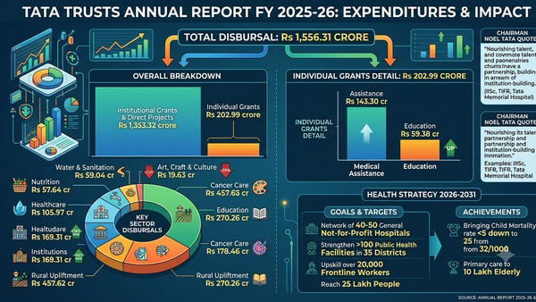 Tata Trusts’ ₹1,556 crore spending in FY26: Rural development ...