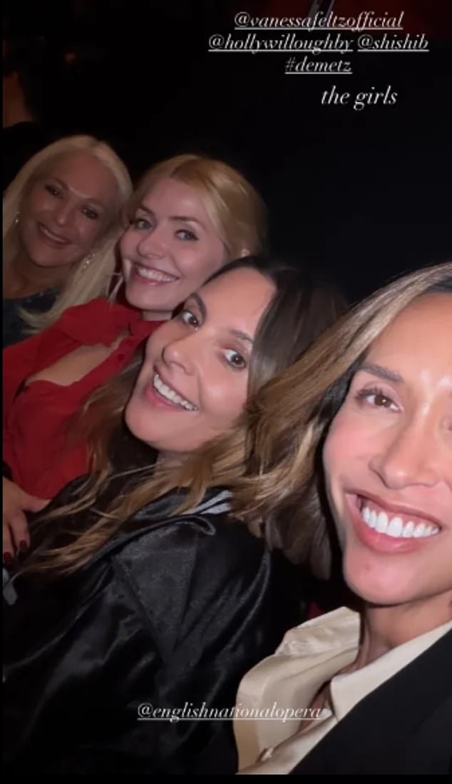 Myleene Klass attends the opera with Holly Willoughby after snubbing ...