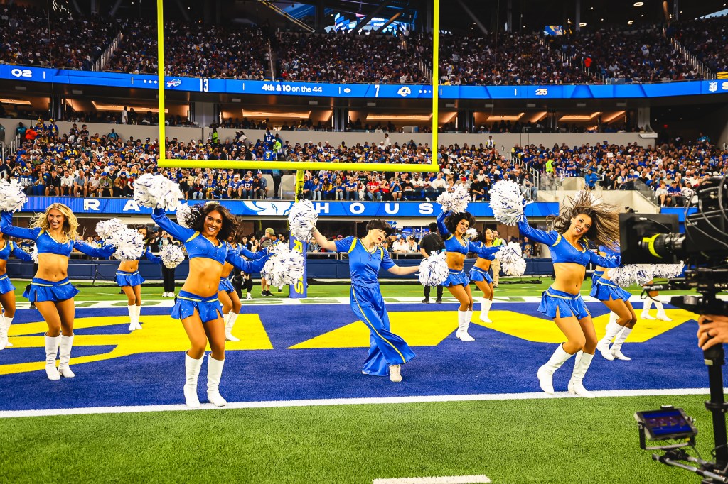 NFL Launches Celebrity Guest Cheerleaders With Atsuko Okastuka, LA Rams