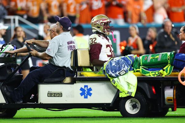 FSU top RB Ousmane Kromah out for season with ankle injury