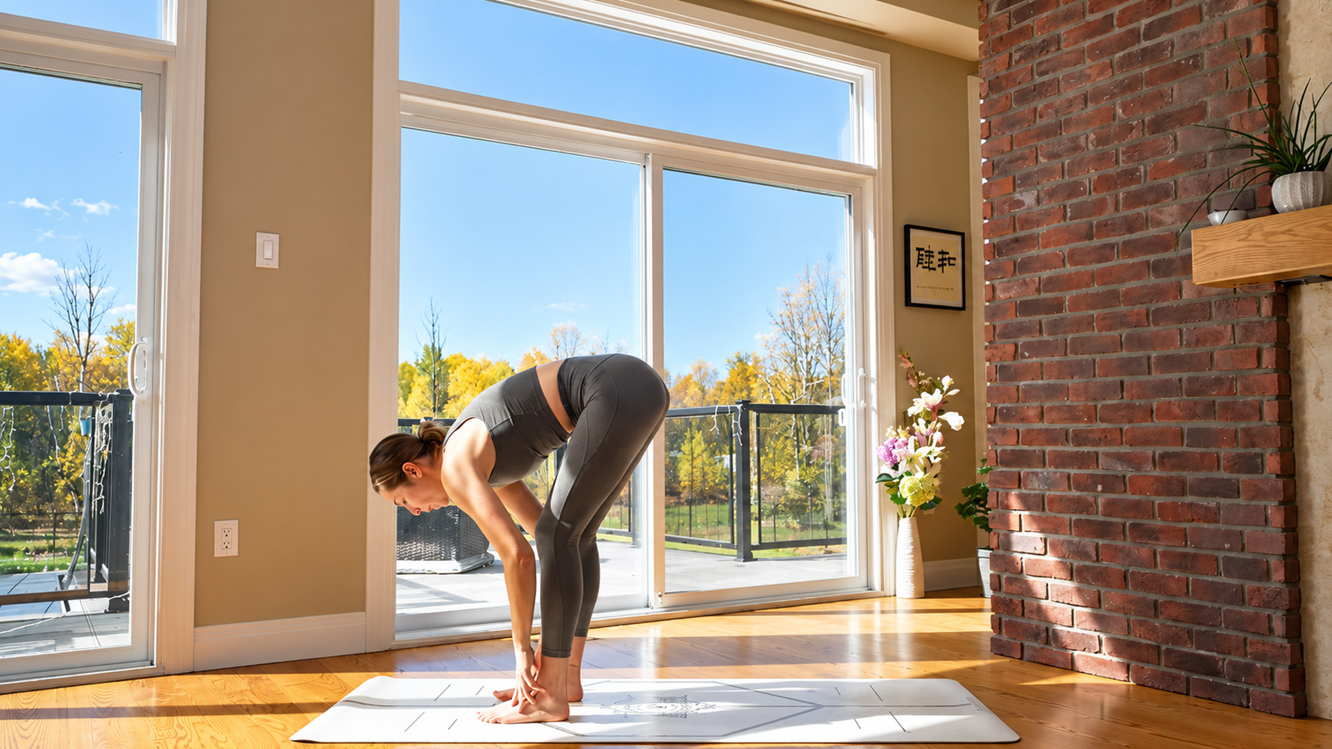 Quick standing yoga routine you can do anywhere