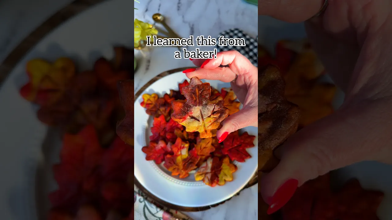 Beautiful autumn maple leaf shortbread cookies! 🍁 #maplesyrup # ...