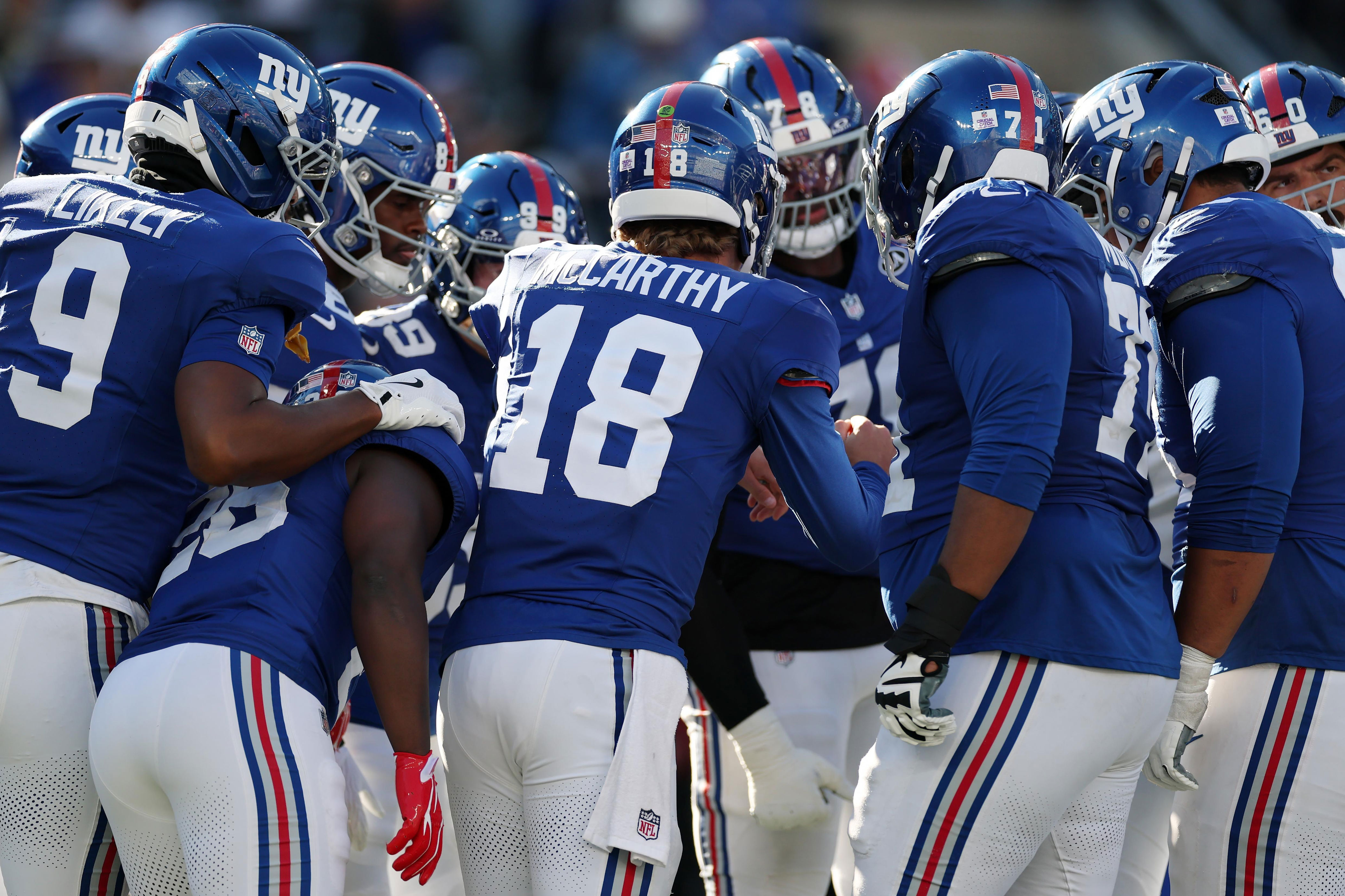 JJ McCarthy is honored to have the opportunity to start for the NY Giants
