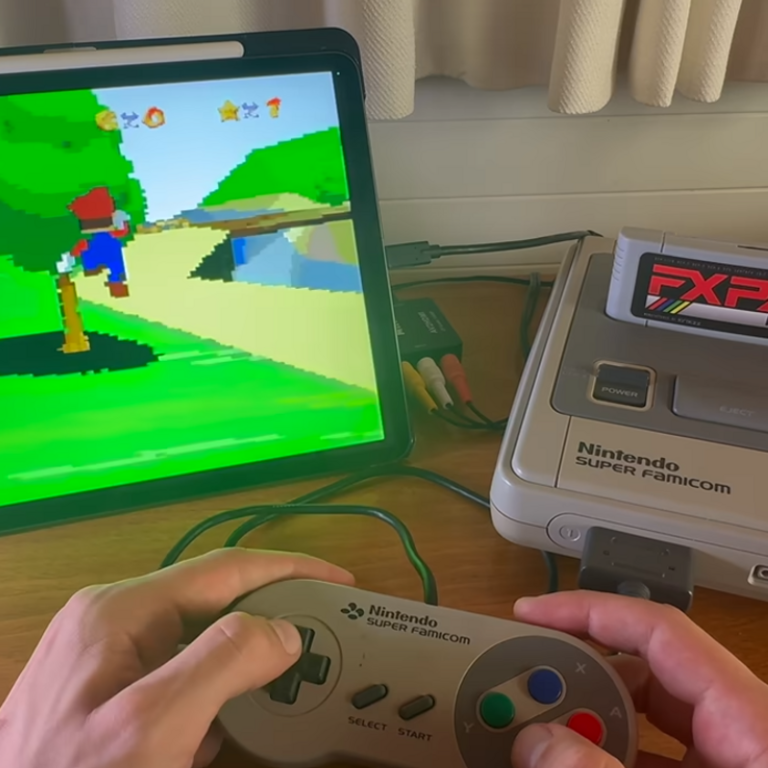 Faire tourner Super Mario 64 sur une Super Nintendo, c'est fait