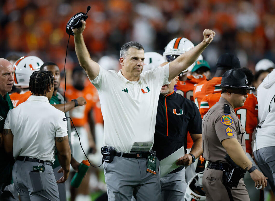 Hurricanes No. 1 after they ‘find a way' vs FSU. Cristobal wants focus ...