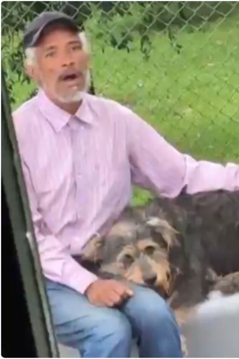 Indignación porque a un adulto mayor y a su perrito les negaron subir a ...