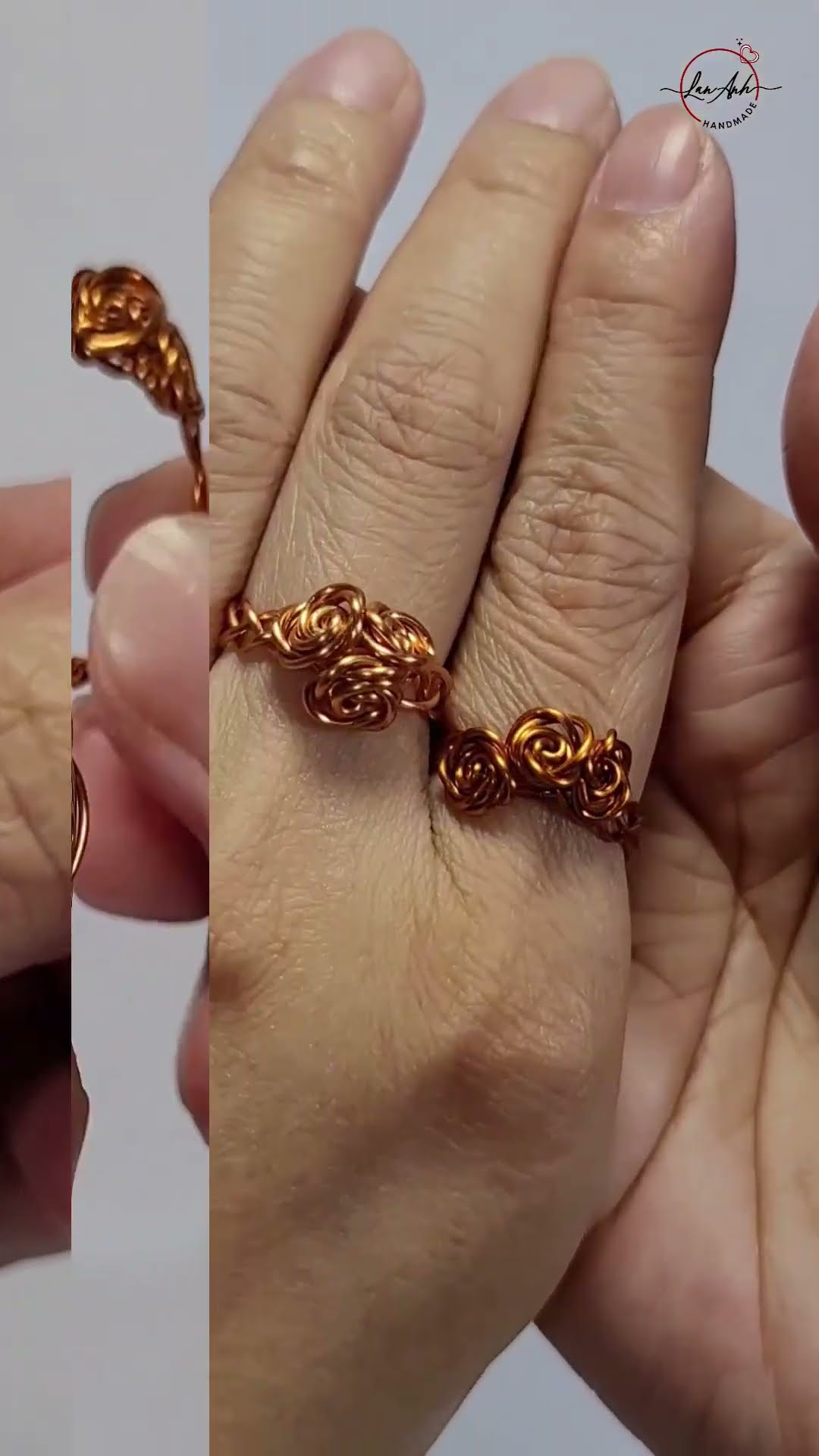 Gorgeous wire rose rings: Easy DIY tutorial for beginners!