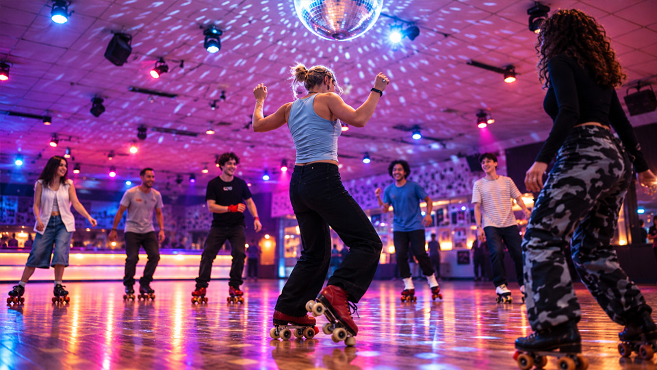 Roller skating dance skills reach another level