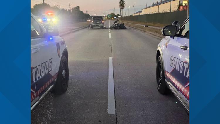 Pct. 4: Motorcyclist hospitalized after crash in NW Harris County