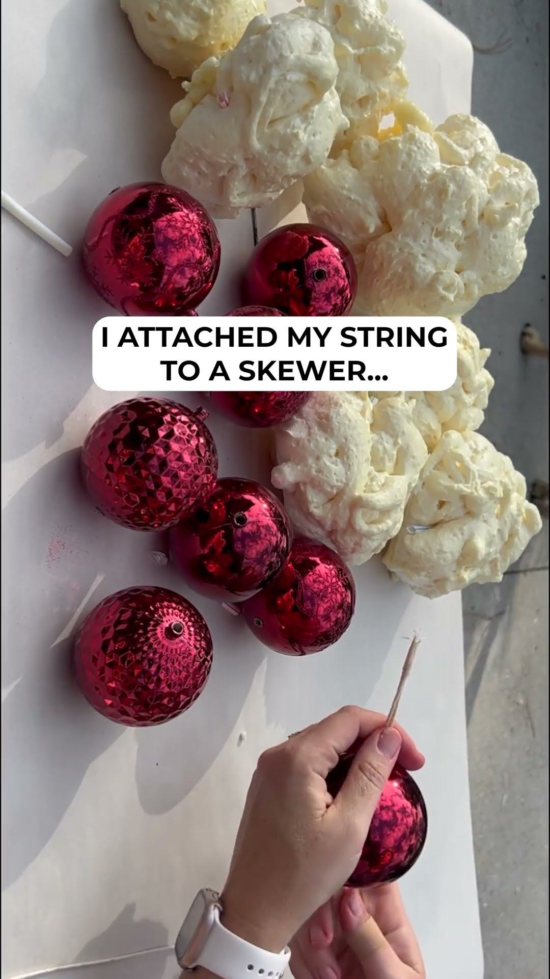 Melt Christmas ornaments for your front walkway 🎅 #christmas #porchdecor