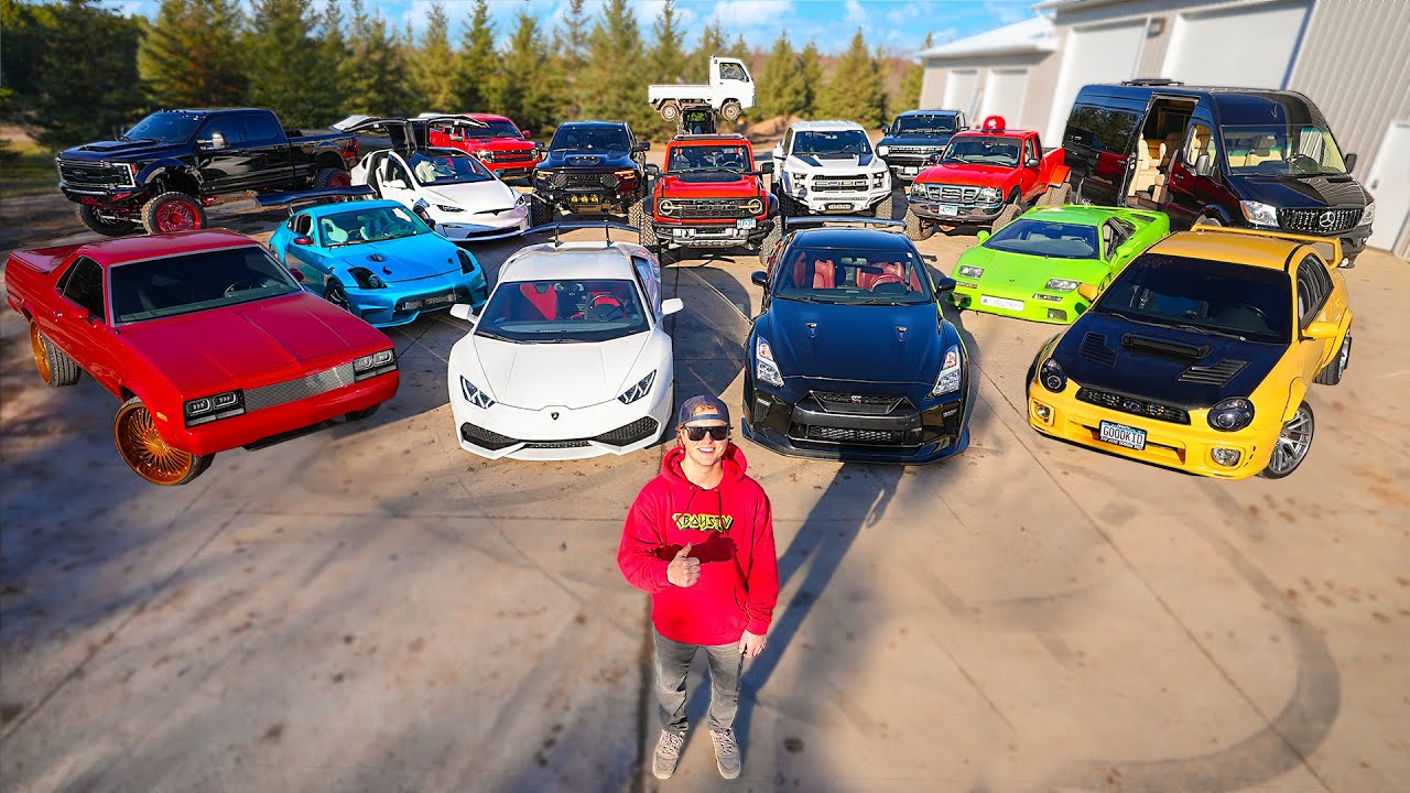 Full tour of our car collection