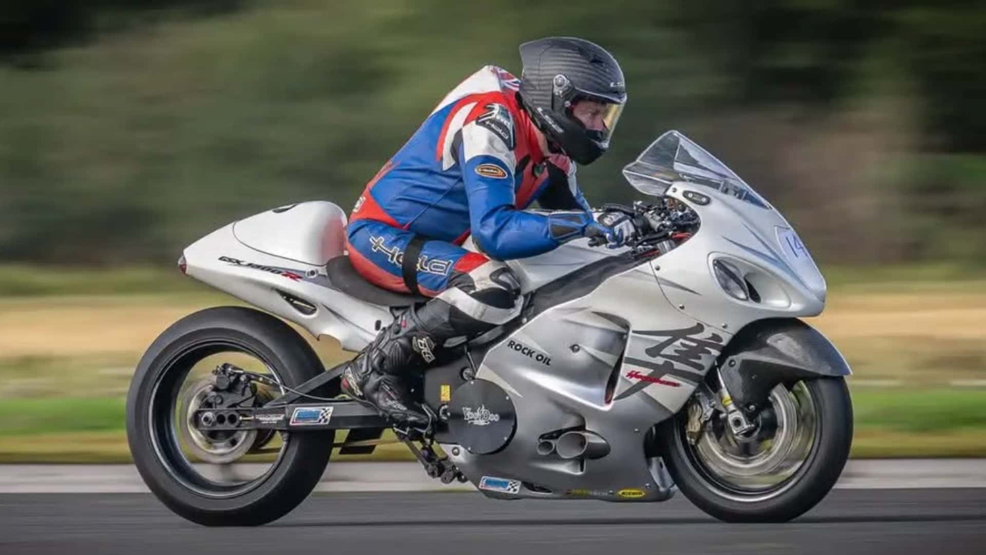 A paralyzed motorcyclist just set a speed record on a turbocharged ...