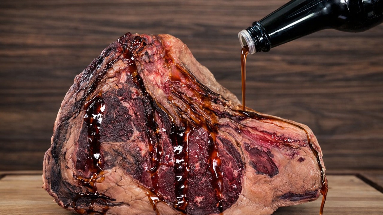 Steaks dry-aged in Worcestershire sauce for weeks undergo a taste test