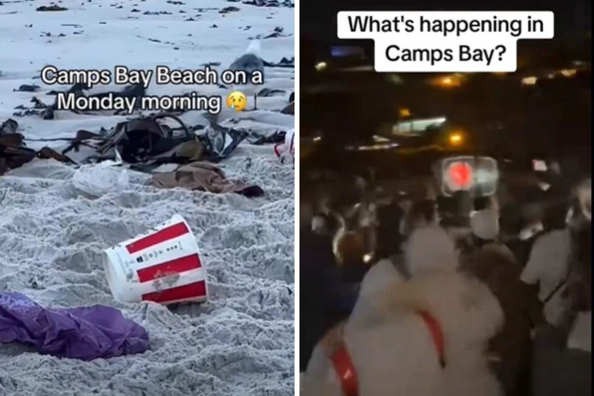 Camps Bay beach trashed by beach-goers [video]