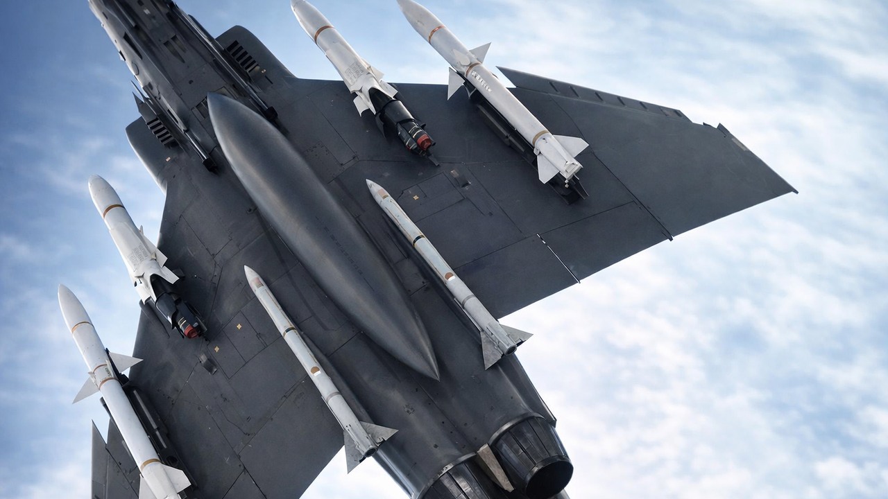 US Navy's AIM-260 missile spotted under an F/A-18 Super Hornet for the ...