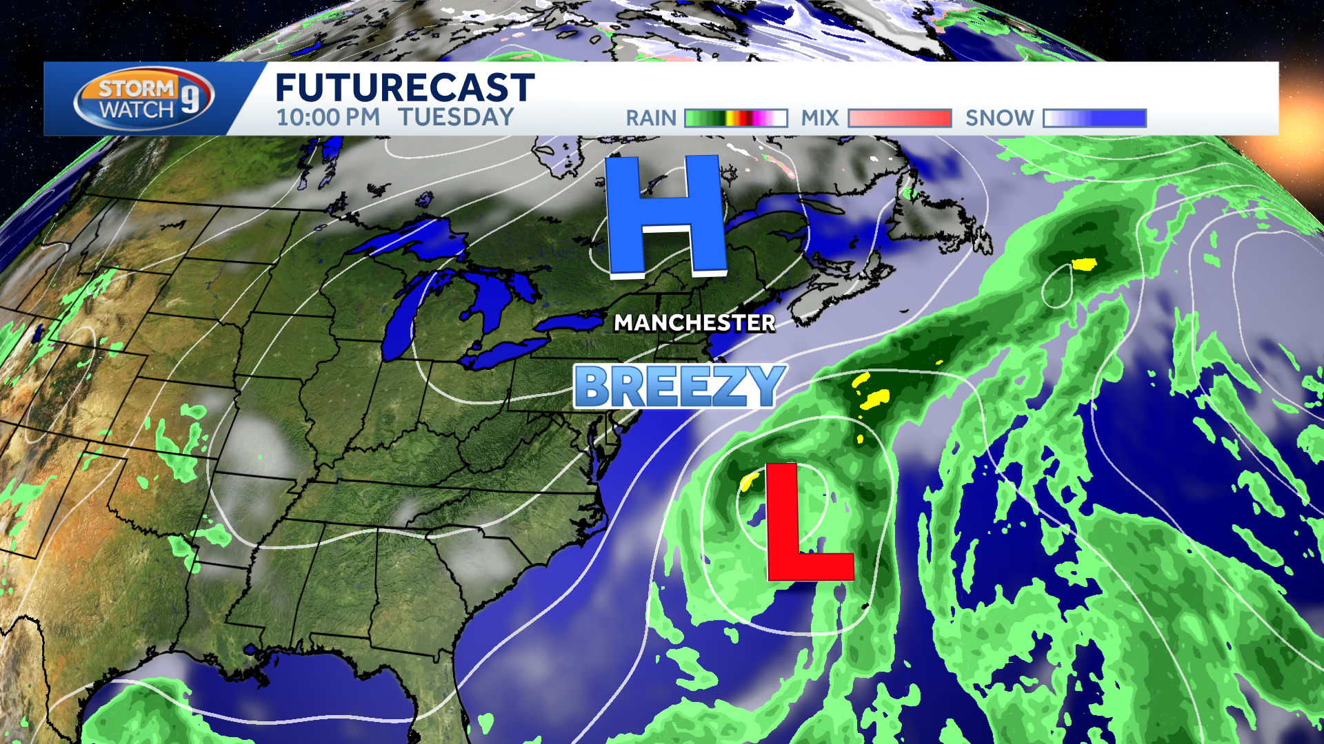 Nice weather continues as storm stays well away from New Hampshire