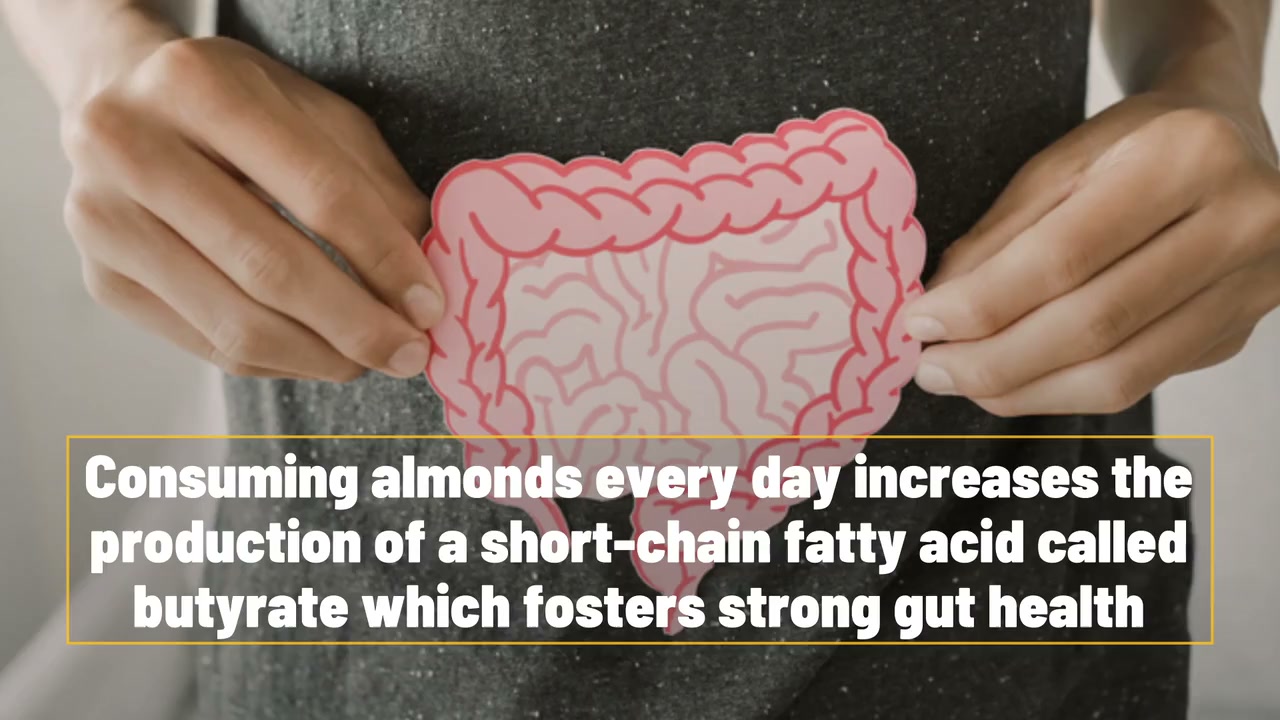 Eating a handful of almonds a day can improve gut health