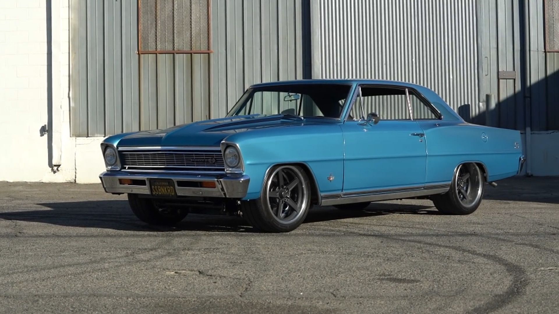 A custom Chevy Nova with road going appeal