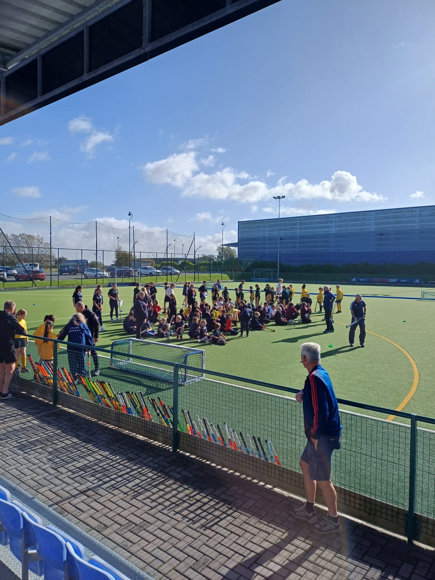 A festival of fun and games as Fylde Hockey Club teaches primary school ...