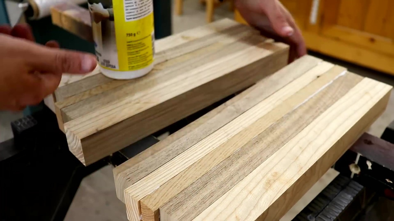 Woodworker turns leftover boards into a handmade table