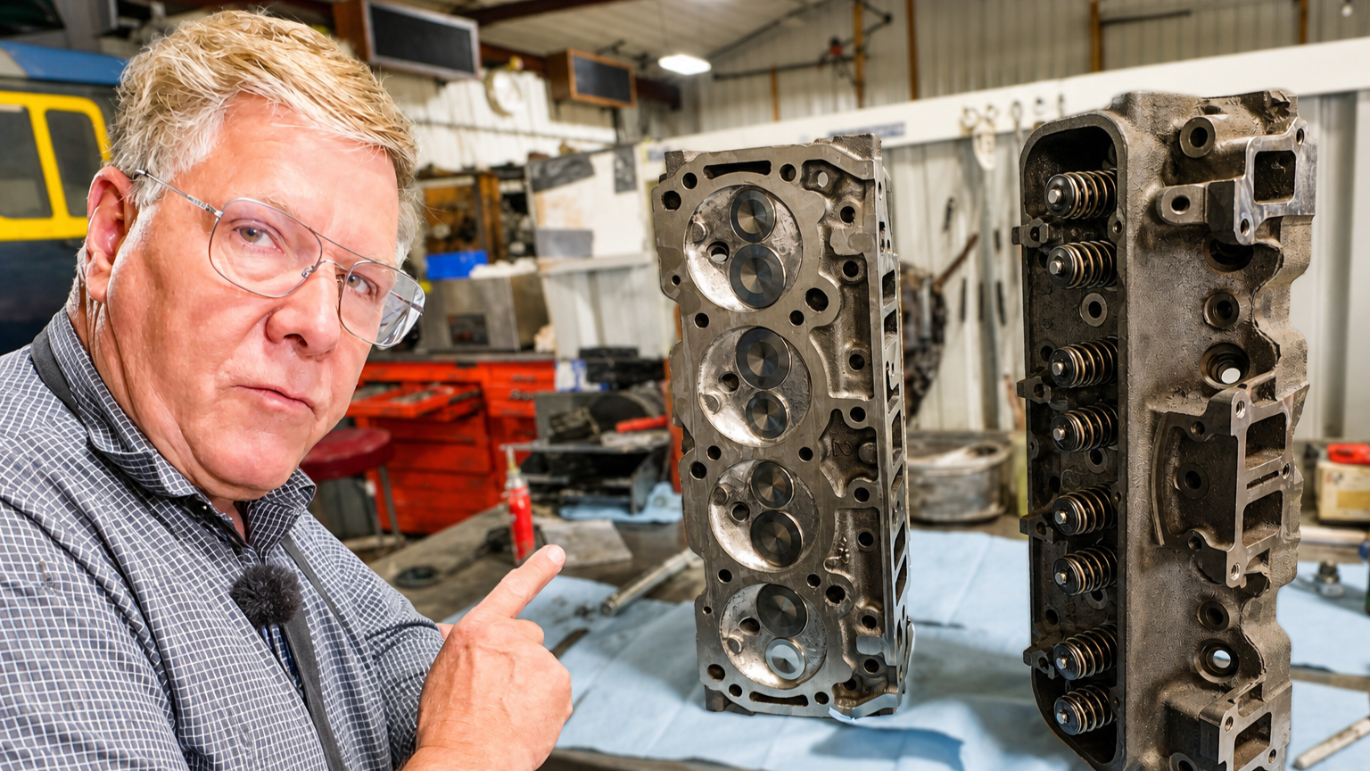 We fixed everything that was wrong on these junk 350 Buick heads!