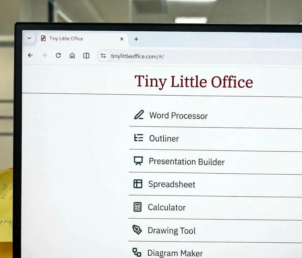 Tiny little office: The browser-based open source office suite