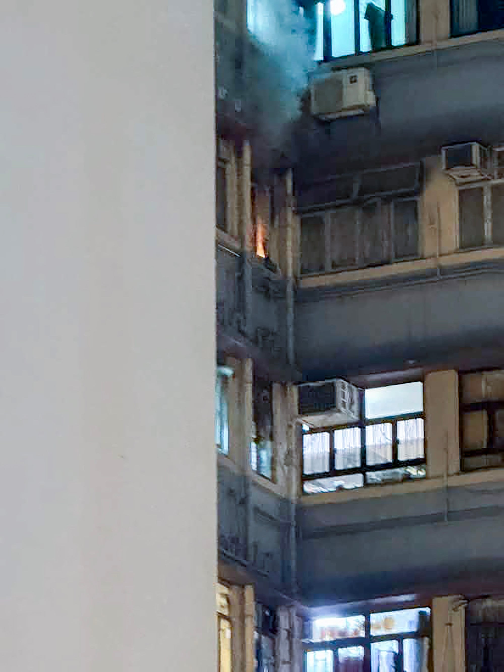 Elderly man dies after being pulled unconscious from flat during fire ...