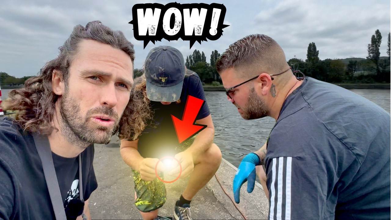 I uncovered a hidden gem while magnet fishing!💎